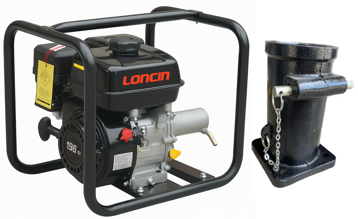 Vibrador De Concreto A Gasolina 6.5hp Zait C/ Motor Loncin