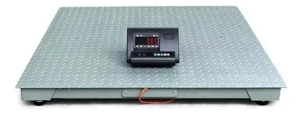 Báscula Industrial Digital Alpha 3000kg 110v 120 cm X 120