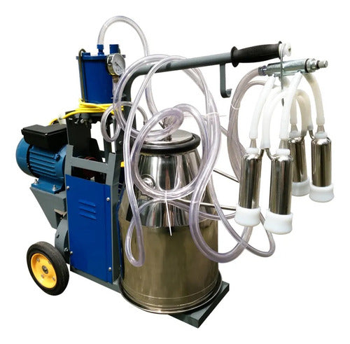 Maquina Ordeñadora De Vaca Electrica Capacidad 25l Zait