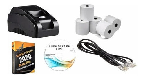 Kit Impresora Térmica De Tickets + Sistema Punto De Venta
