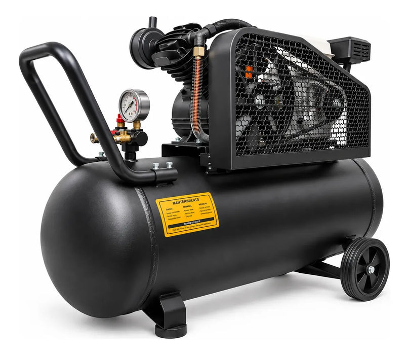 Compresor De Aire Con Motor A Gasolina 7hp 100l Zait