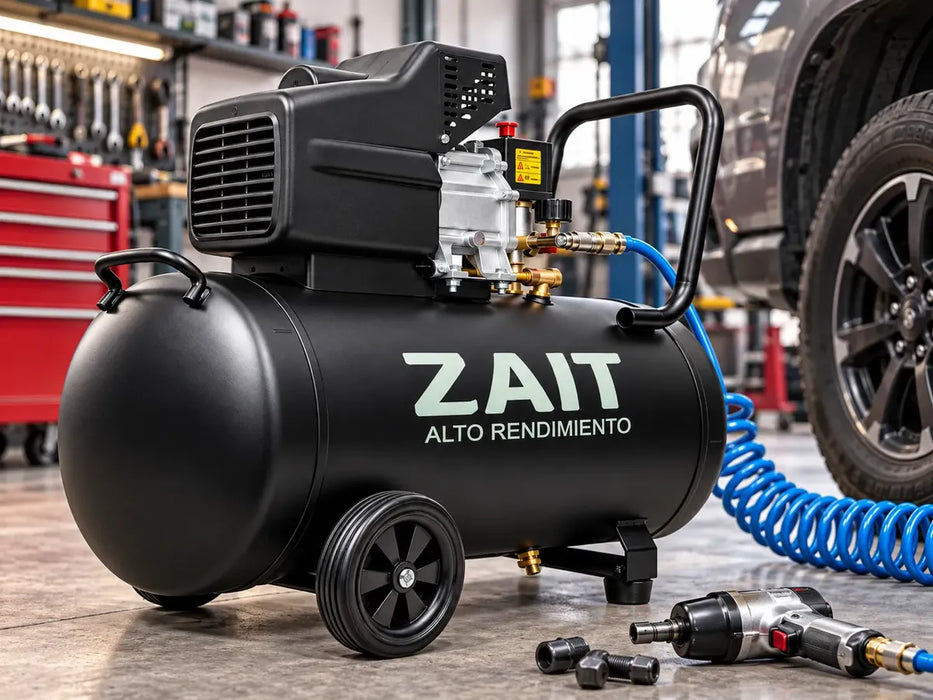 Compresor De Aire Electrico 100l 2.5 Hp 110v Zait