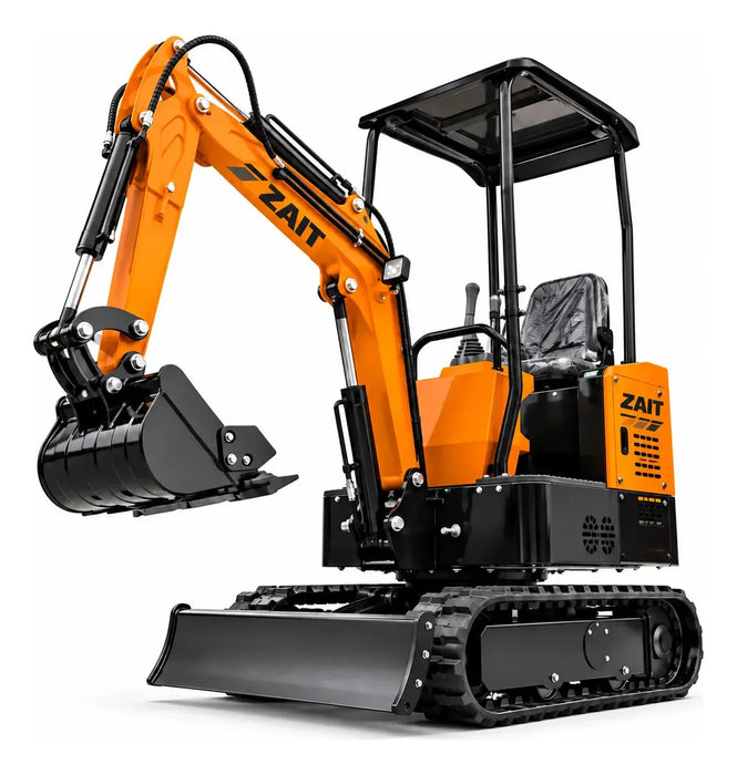 Miniexcavadora Sobre Orugas Diesel 1 Ton C/ Accesorios Zait
