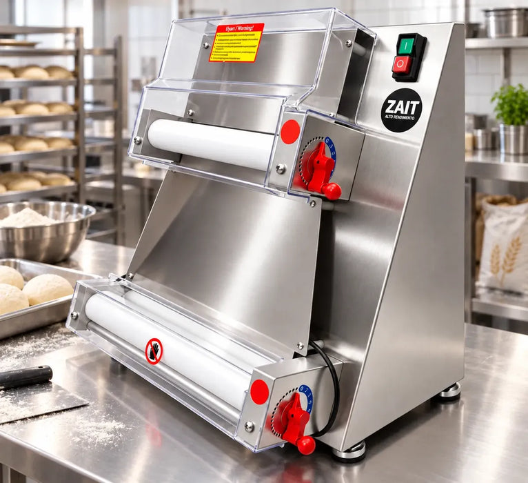 Laminadora De Masa Automatica 40cm Pizza Acero Inox Zait