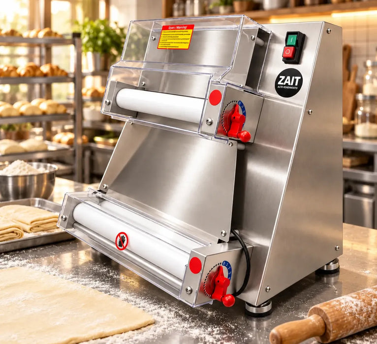 Laminadora De Masa Automatica 40cm Pizza Acero Inox Zait