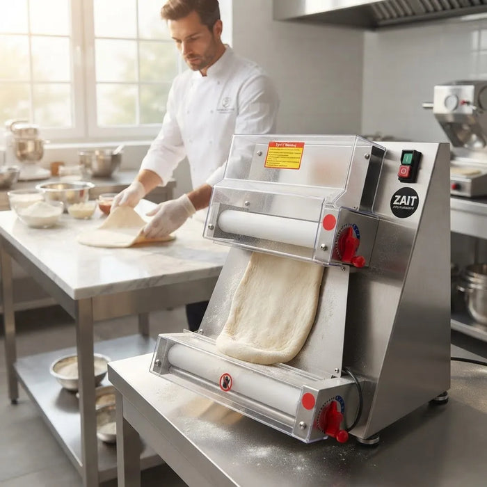 Laminadora De Masa Automatica 40cm Pizza Acero Inox Zait