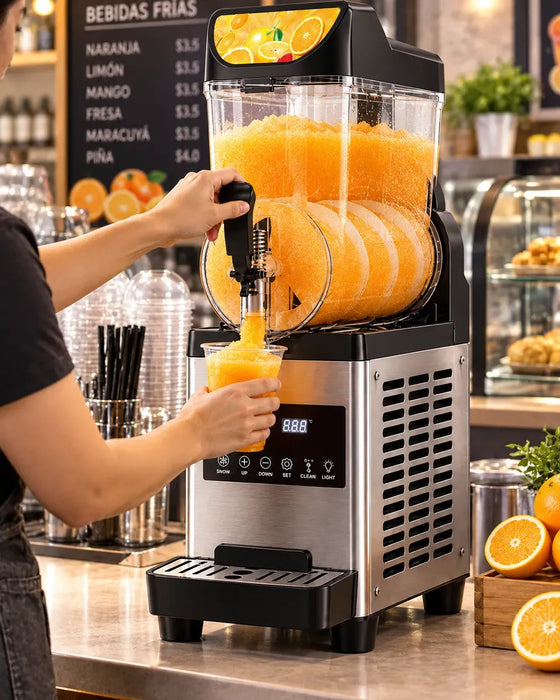 Máquina De Granizados 15 L 1 Tanque Bebidas Congeladas Zait