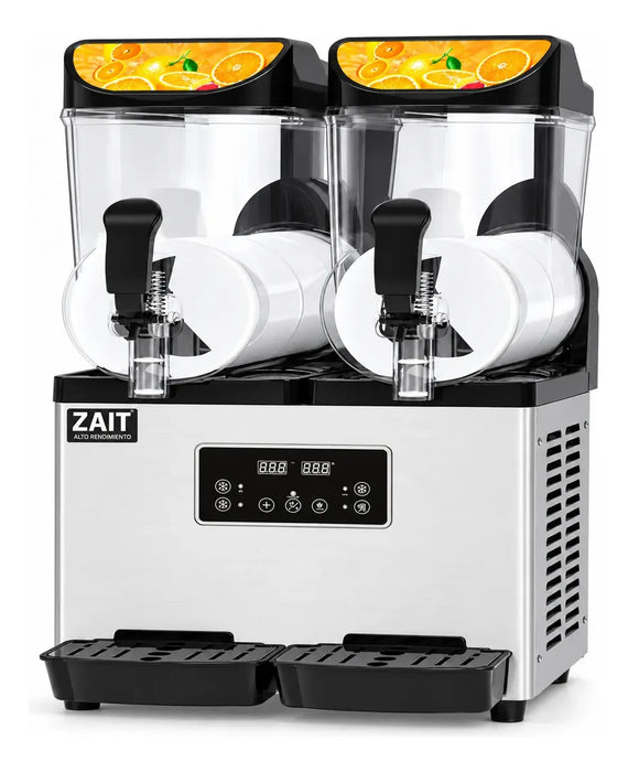 Máquina De Granizados 30 L 2 Tanques Bebidas Congeladas Zait