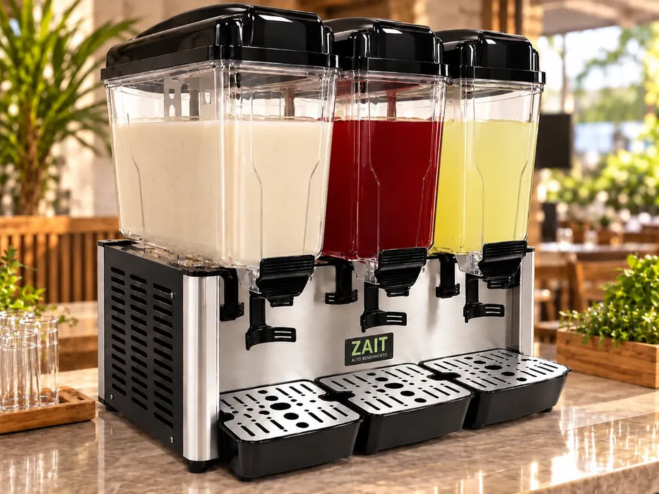 Dispensador De Bebidas Comerciales Aguas Frescas 54 L Zait