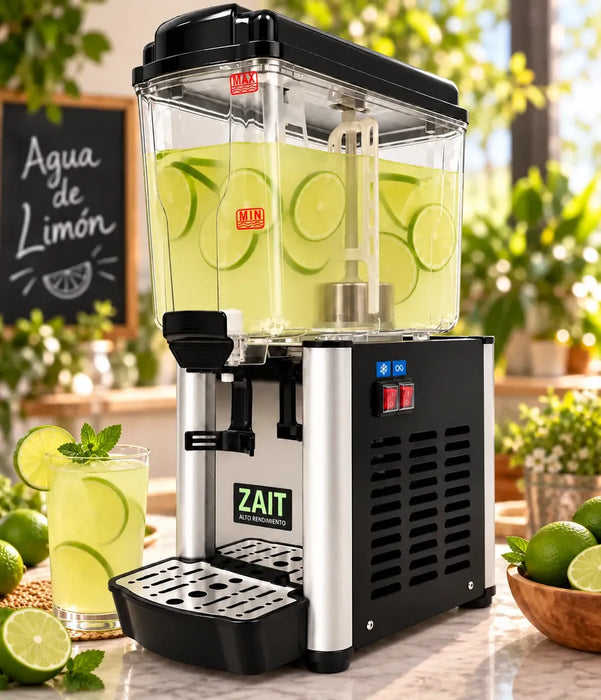 Dispensador De Bebidas Comerciales Aguas Frescas 18 L Zait