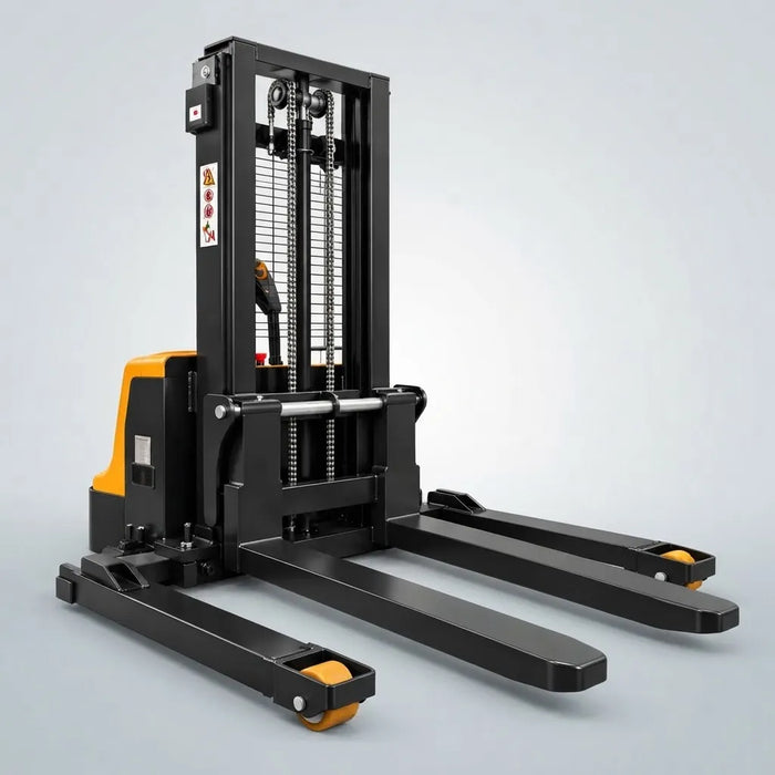 Apilador Electrico 1500kg Altura 3m Pata Ancha Ajustable ZaiT
