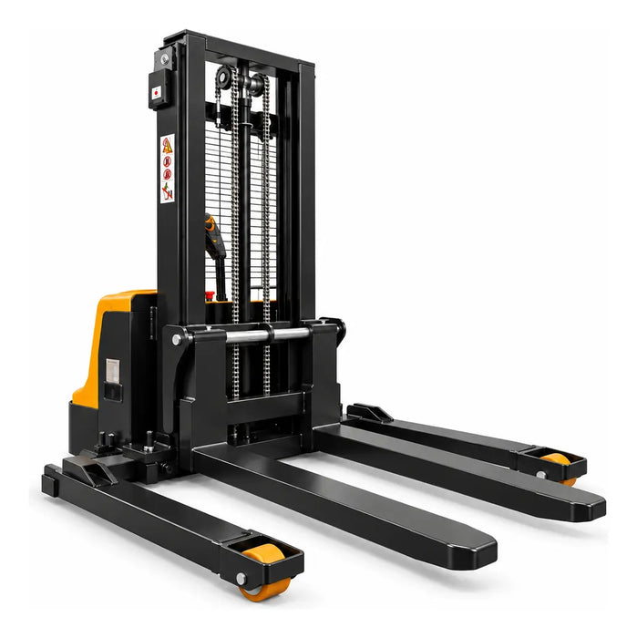 Apilador Electrico 1500kg Altura 3m Pata Ancha Ajustable ZaiT