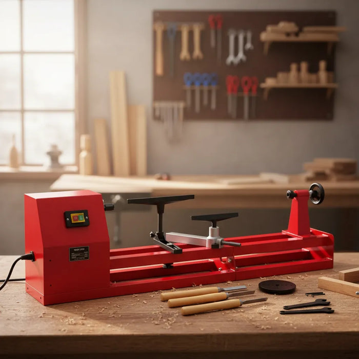 Torno Para Madera 350x1000mm 4 Velocidades 110v Zait