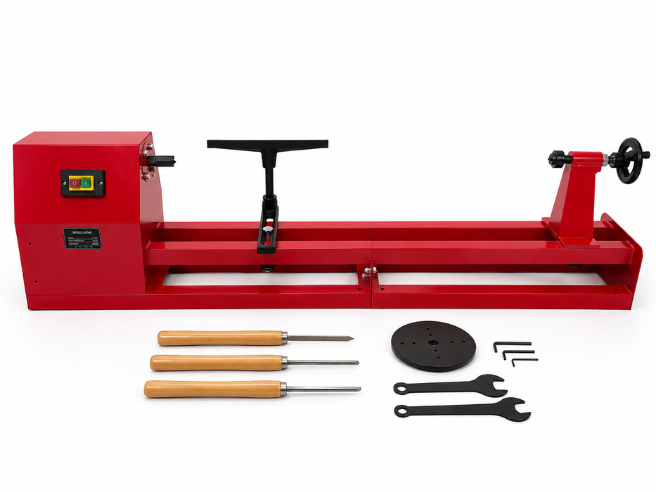 Torno Para Madera 350x1000mm 4 Velocidades 110v Zait