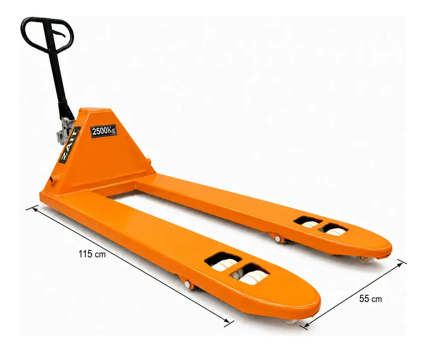 Patin Hidraulico Para Tarima Angosta 2500kg Traspaleta Zait