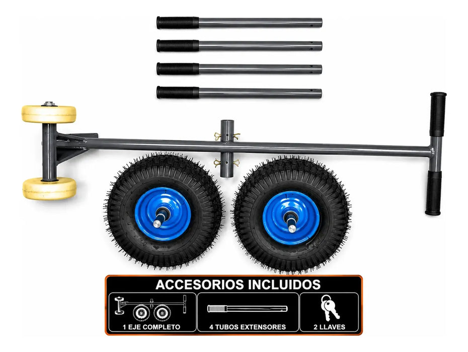 Allanadora Doble De Concreto 13hp Zait C/motor Honda
