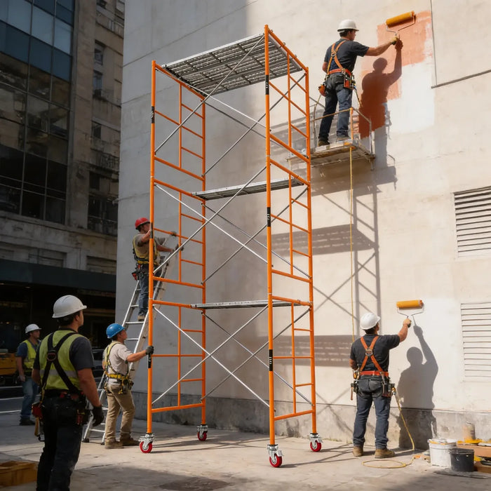 Andamio, Torre De Trabajo 6m, Movil, Ligera Desmontable Zait