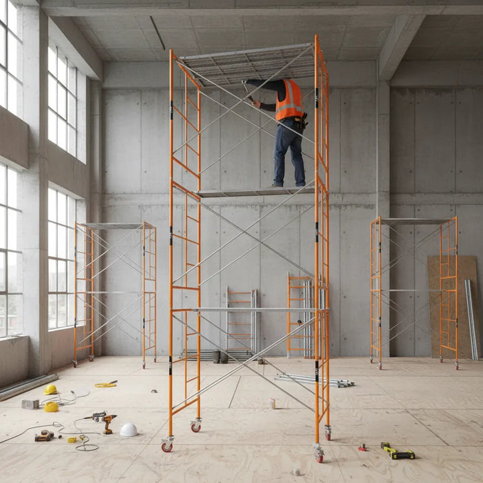 Andamio, Torre De Trabajo 6m, Movil, Ligera Desmontable Zait