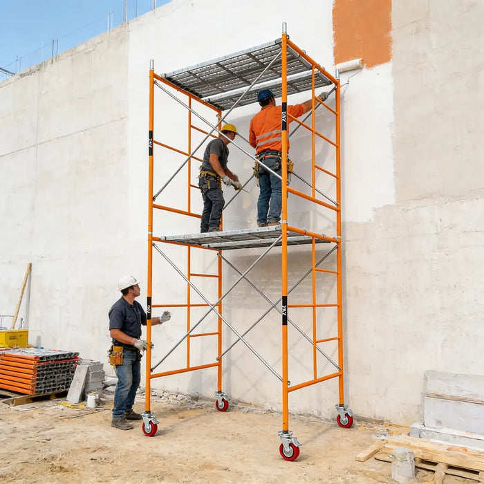 Andamio, Torre De Trabajo 4m, Movil, Ligera Desmontable Zait