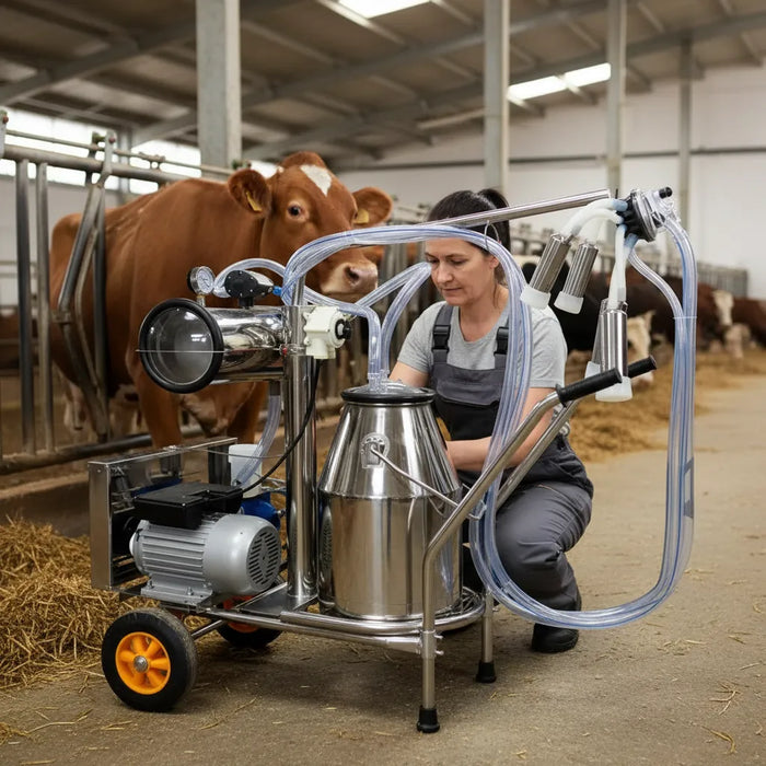 Maquina Ordeñadora De Vaca Electrica Capacidad 25l 1100w zait