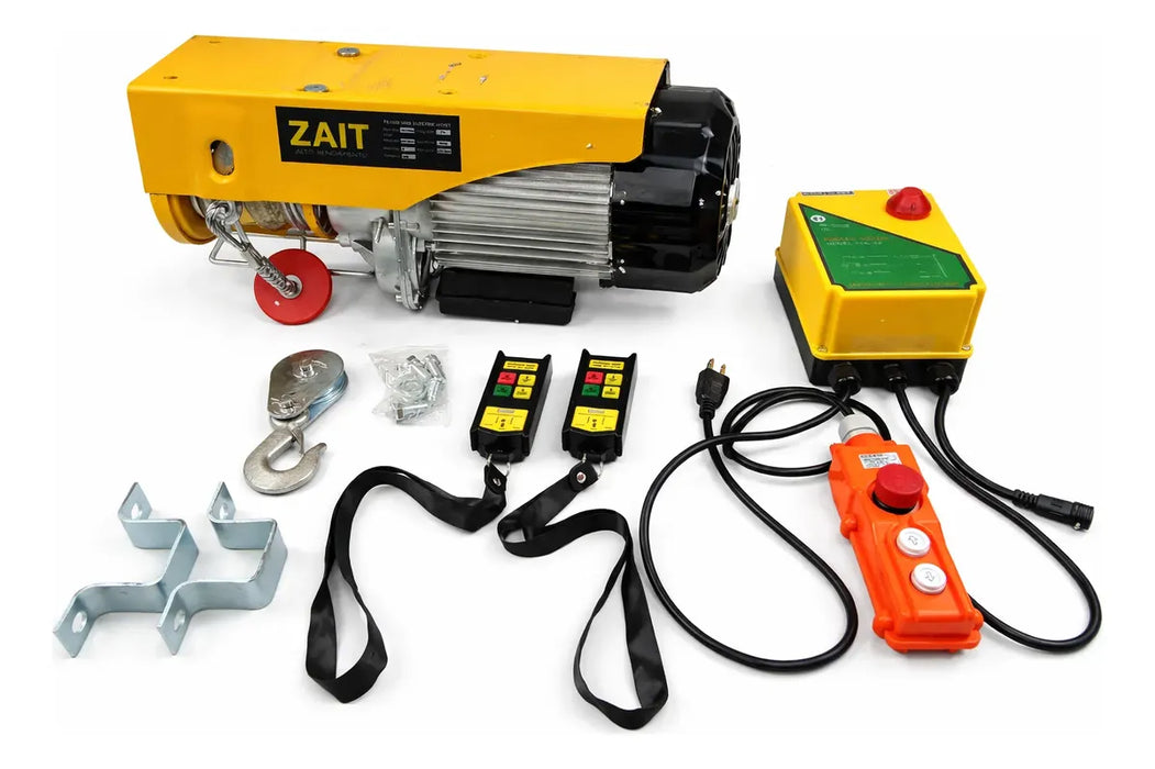 Polipasto Eléctrico 750kg/1500kg 30m 220v Inalambrico Zait