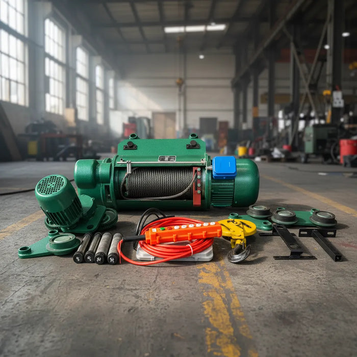 Polipasto Eléctrico De Cable 2 Toneladas Con 12 Metros 220v