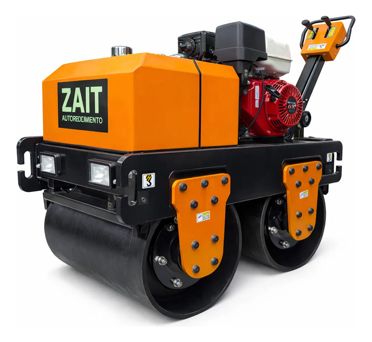 Rodillo Vibratorio Compactador Doble Zait Motor Honda 13 Hp