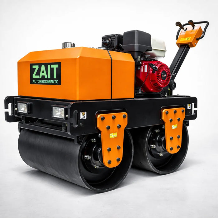 Rodillo Vibratorio Compactador Doble Zait Motor Honda 13 Hp