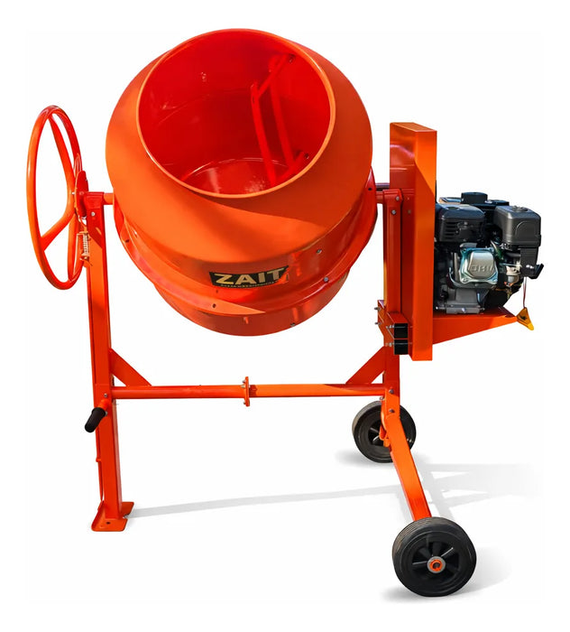 Revolvedora De Concreto A Gasolina 1 Saco 280 L 7 Hp Zait