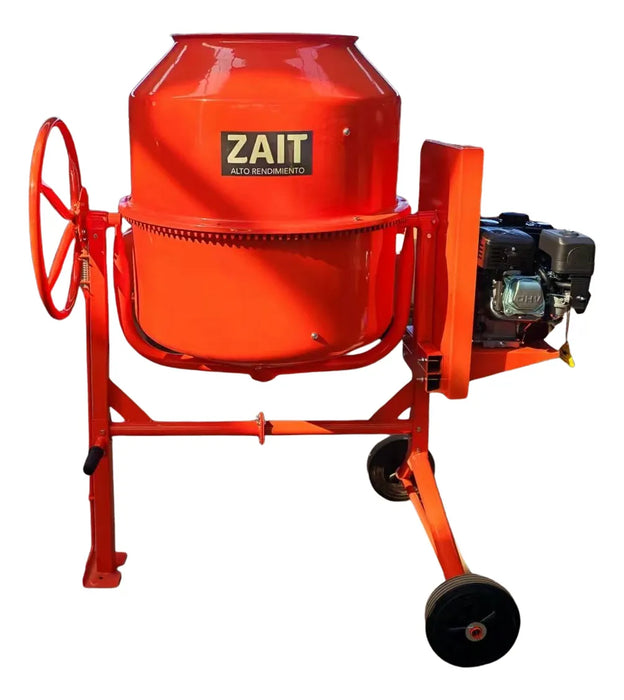 Revolvedora De Concreto A Gasolina 1 Saco 280 L 7 Hp Zait