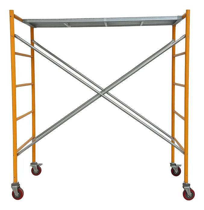 Andamio Banquetero 0.7x2.0x2.13m + Plataforma + Ruedas Zait