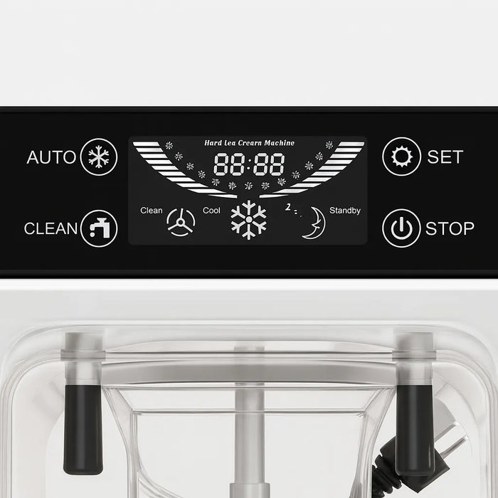 Maquina Helado Nieve Helado Duro 20l Pantalla Led 1400w Zait