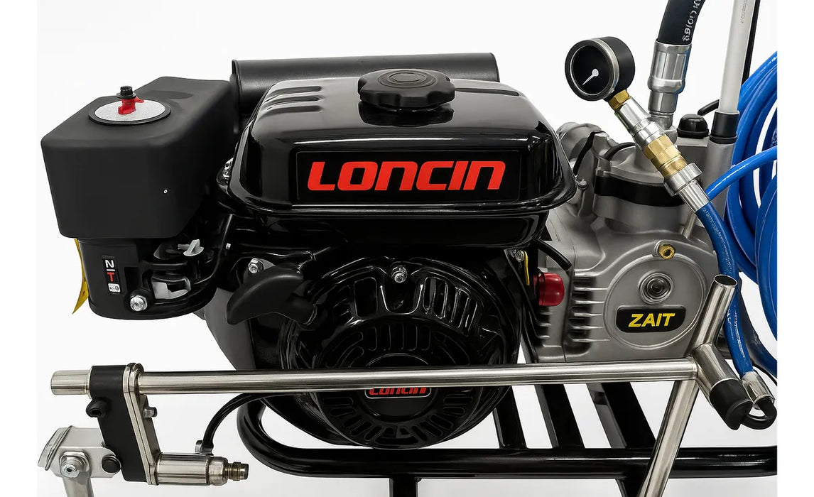 Maquina Pinta Rayas Zait 6.5hp C/motor Loncin Premium