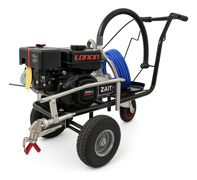 Maquina Pinta Rayas Zait 6.5hp C/motor Loncin Premium