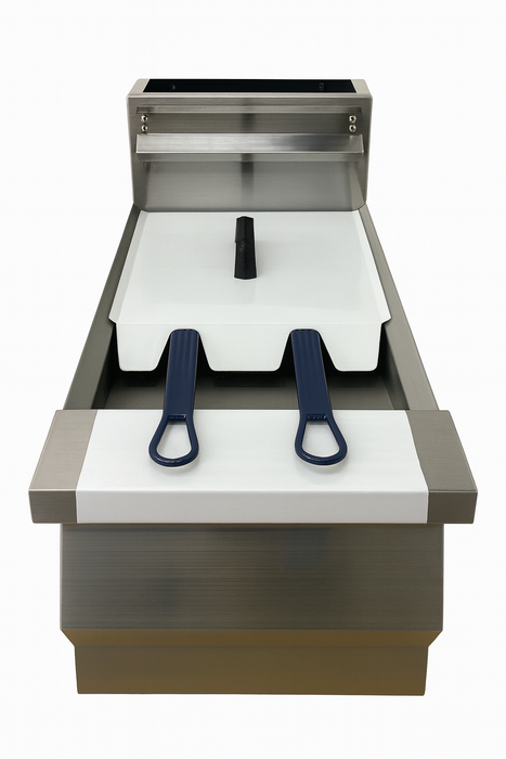 Freidora Industrial A Gas 28l Acero Inoxidable Zait