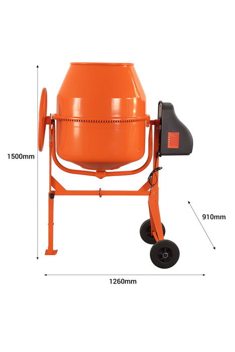 Revolvedora De Concreto Electrica 1 Saco 280 L 5 Hp 3500w