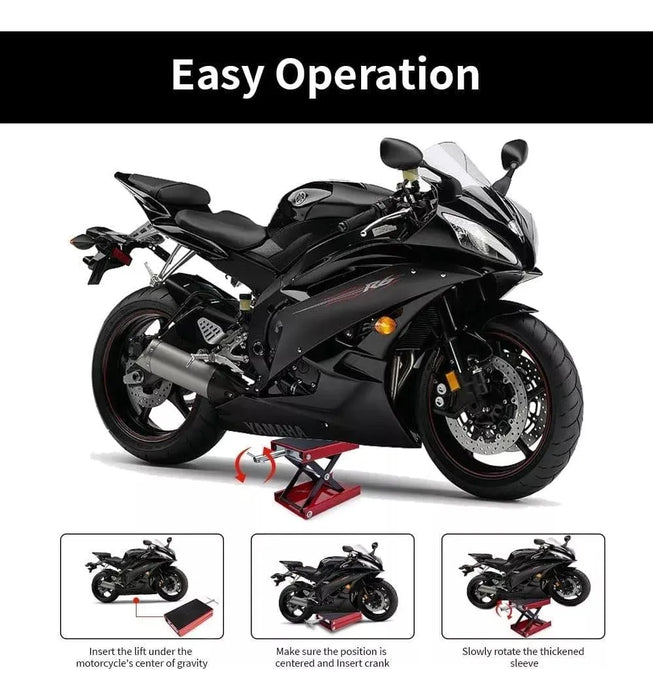 Mesa Elevadora Jack Para Motocicleta De 500 Kg, Rango De Ele
