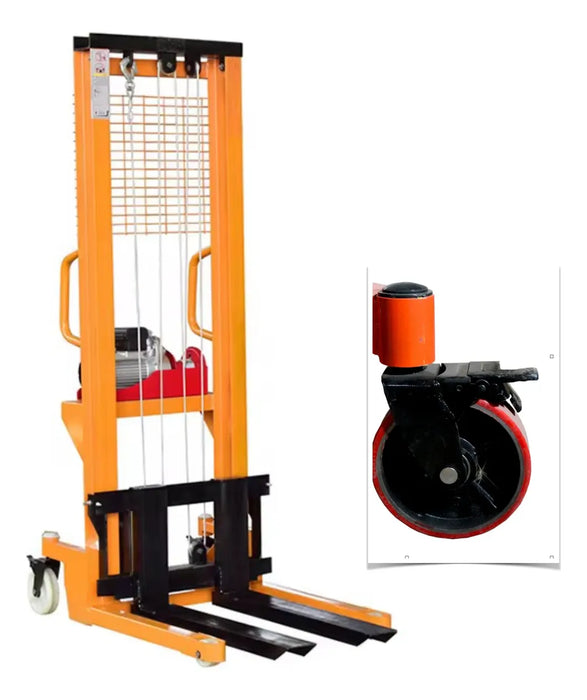 Montacargas Manual Electrico 2000kg Ruedas Pu Zait