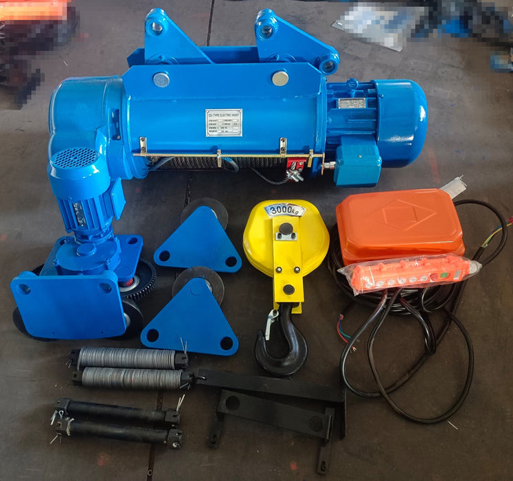 Polipasto Eléctrico De Cable 3 Tonelada Con 12 Metros 220v
