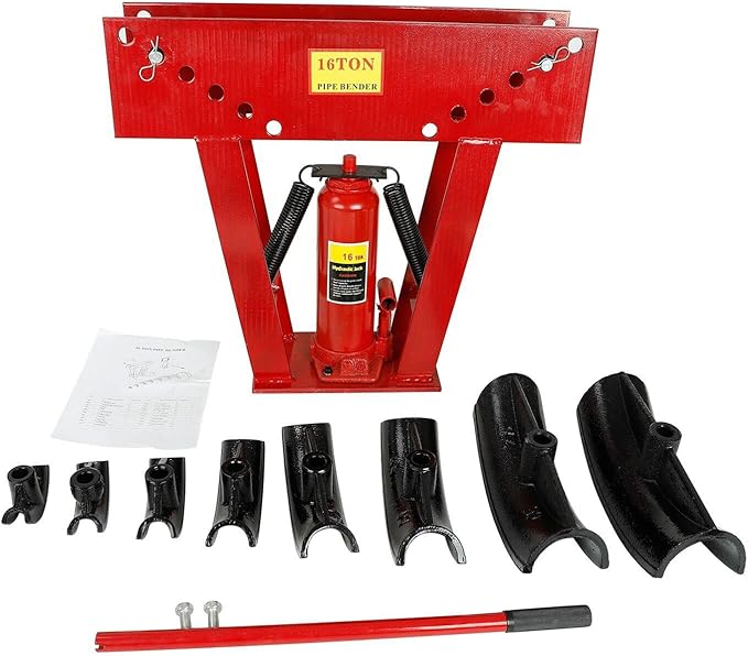 Dobladora Tubo Manual Hidraulica 16 T Industrial 1/2 A 3 In